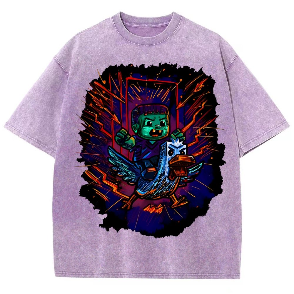 What the Cluck Vintage Distressed T-shirt