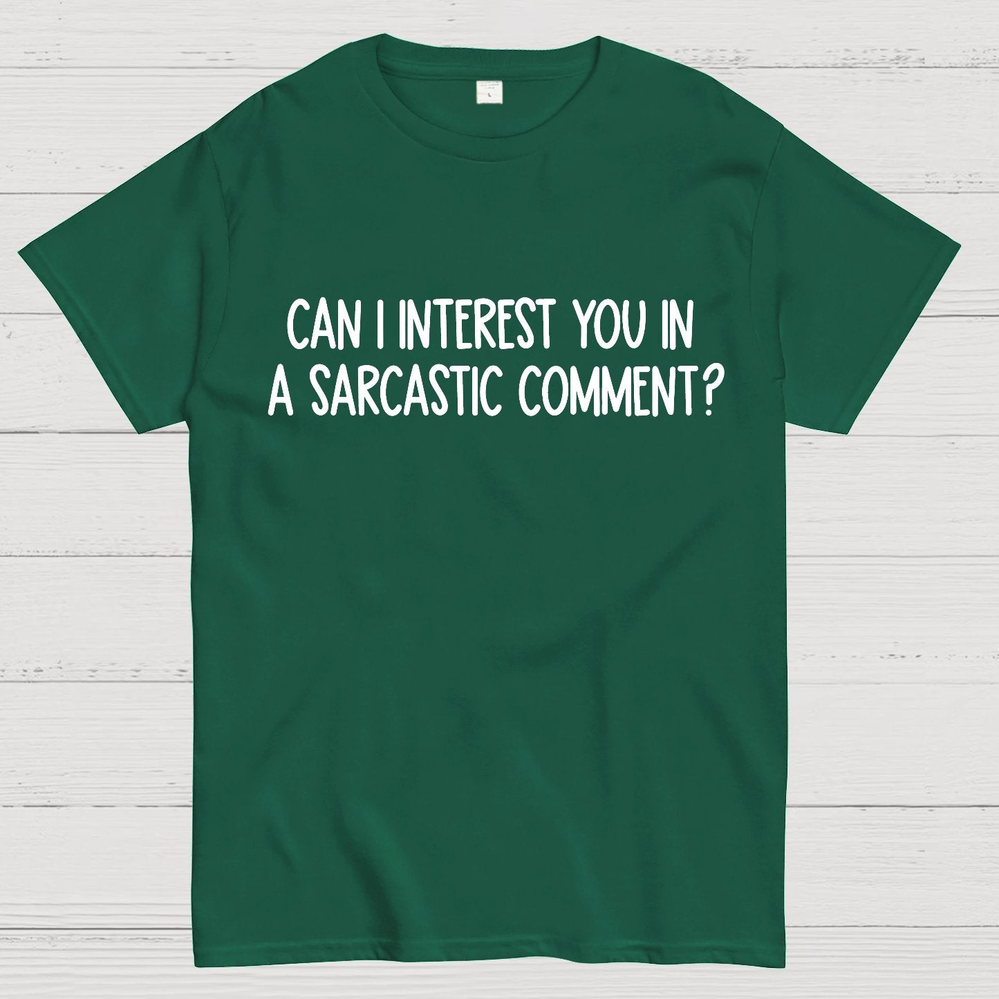Can I Interest You In A Sarcastic Comment Geek T-Shirt