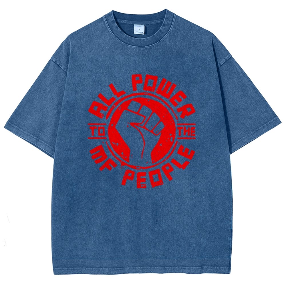 All Power Vintage Distressed T-shirt