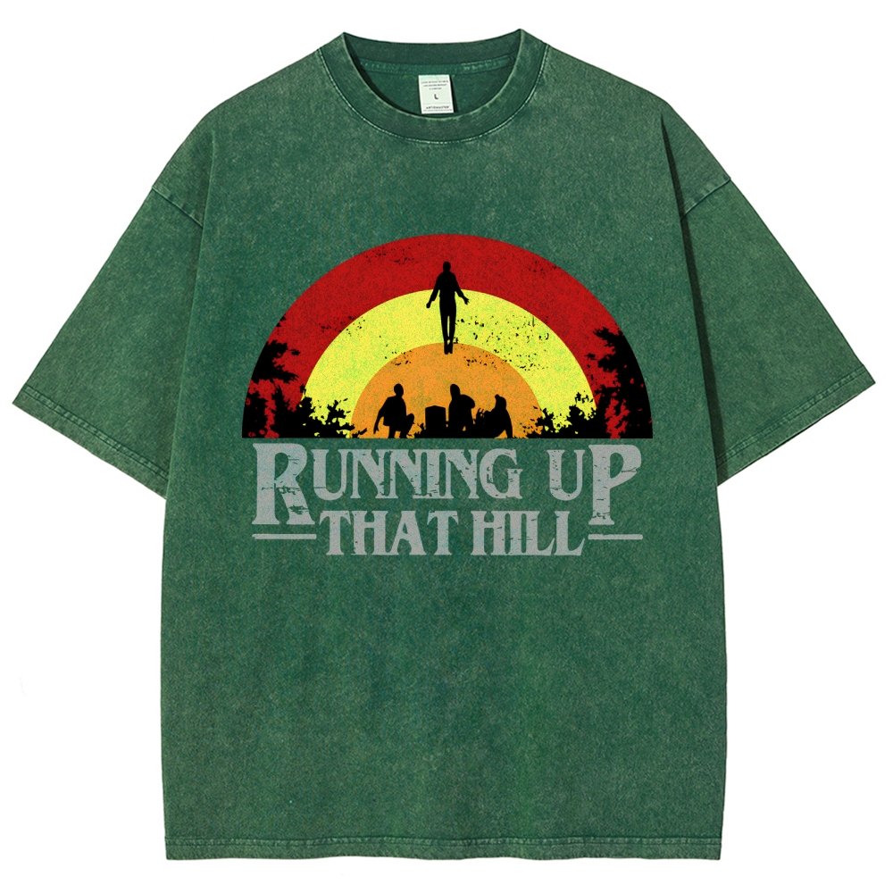Running Up That Hill Vintage Distressed T-shirt