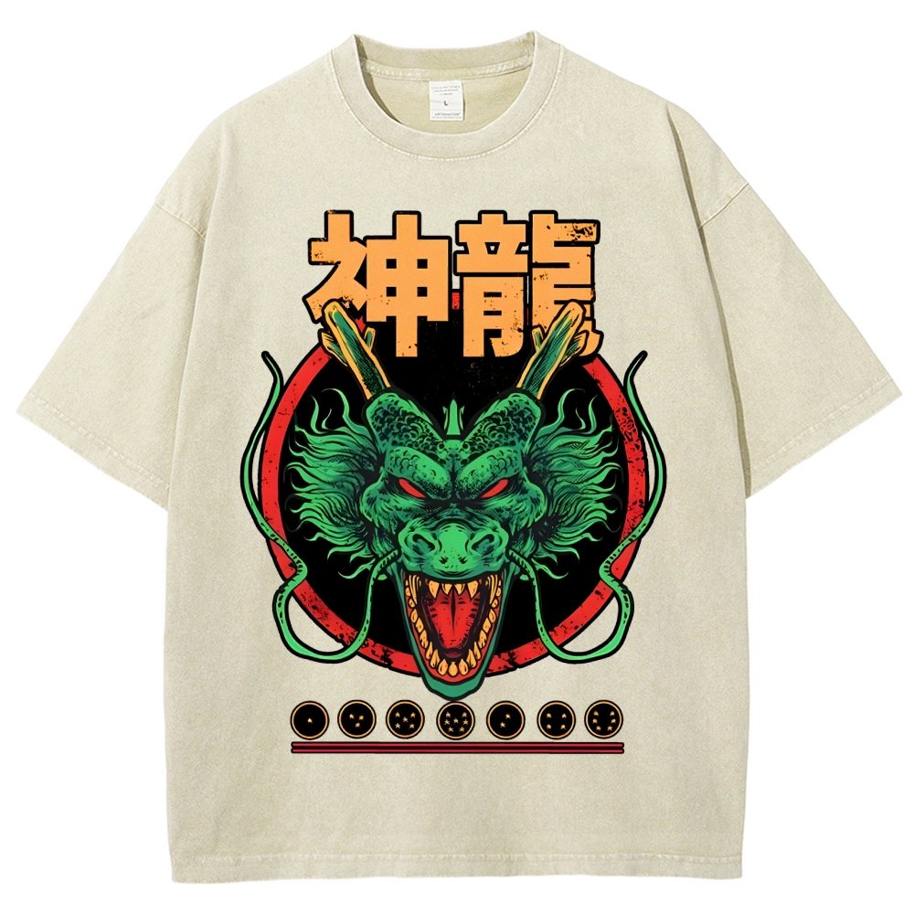 God Dragon Vintage Distressed T-shirt