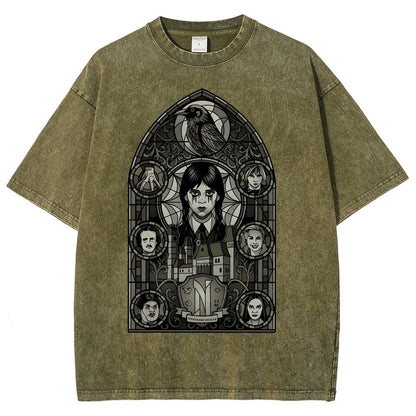 Stained Glass of Outcasts Vintage Distressed T-shirt