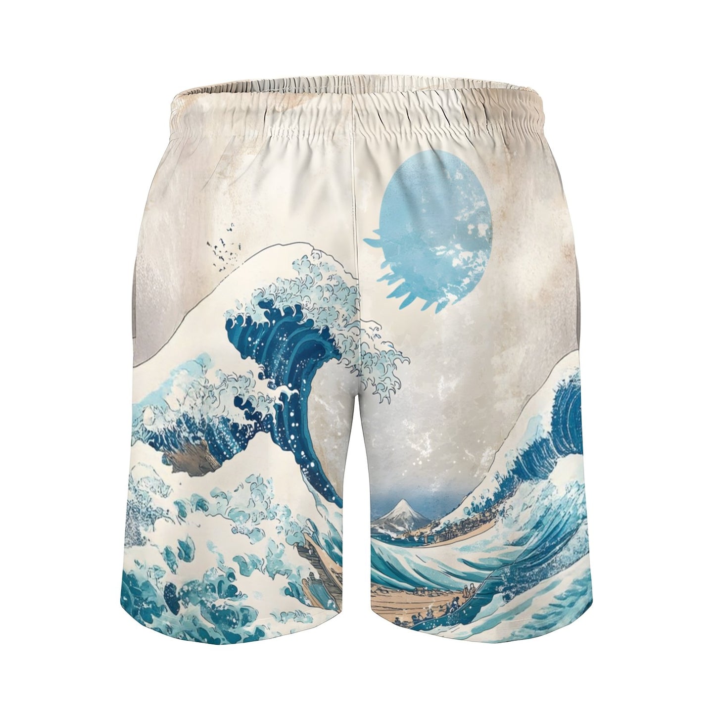 A Sea Salt Package Showcasing A Beautiful Ocean Geek Shorts