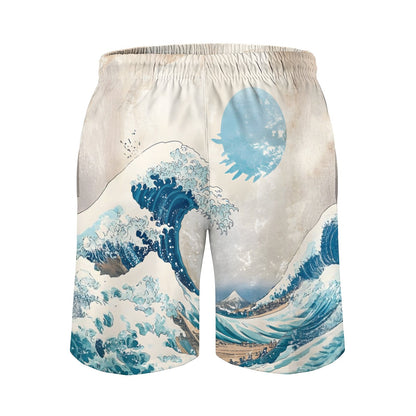 A Sea Salt Package Showcasing A Beautiful Ocean Geek Shorts