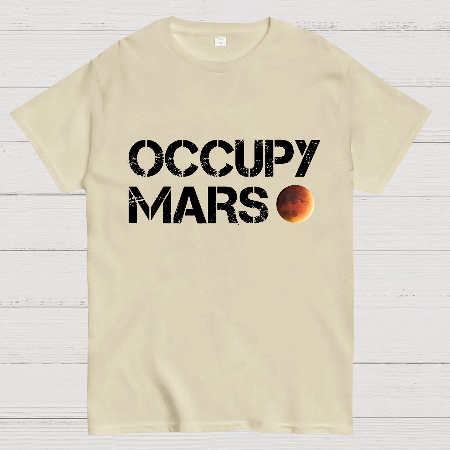 Occupy Mars Nerdy T-Shirt