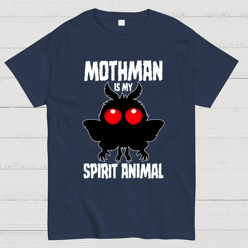 Mothman Is My Spirit Animal Dark Geek T-Shirt