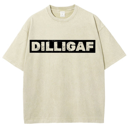 DILLIGAFF - Do I Look Like I Give A F... Vintage Distressed T-shirt