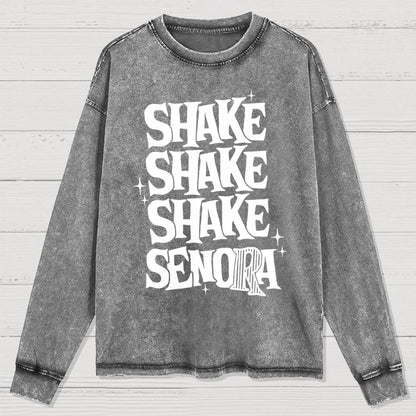 Shake Shake Shake Senora Halloween Washed Long Sleeve Tee