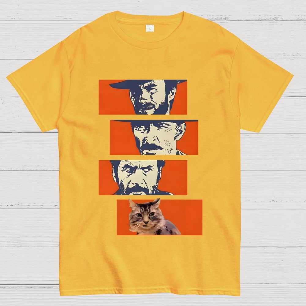 Buono Brutto Cattivo And Cat Geek T-Shirt