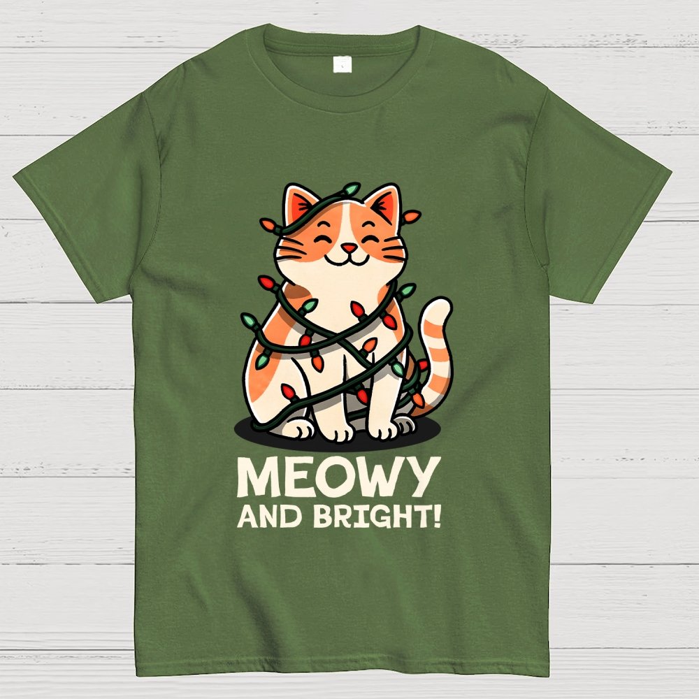 Meowy and bright! Geek T-Shirt