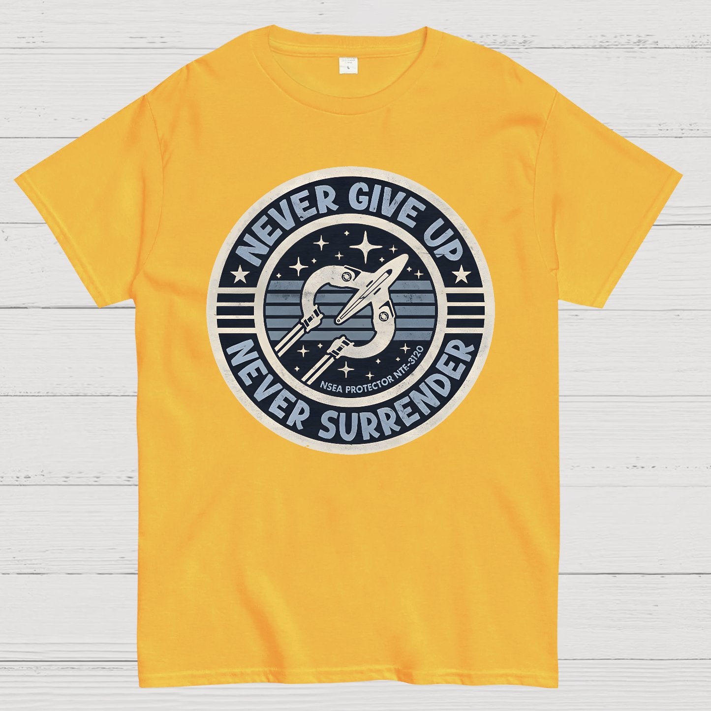 Never Give Up, Never Surrender! Geek T-Shirt