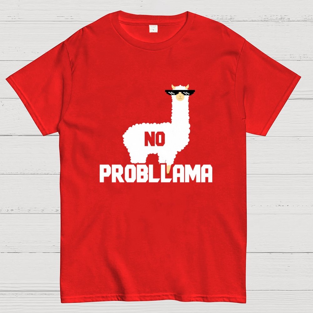 No Probllama Geek T-Shirt