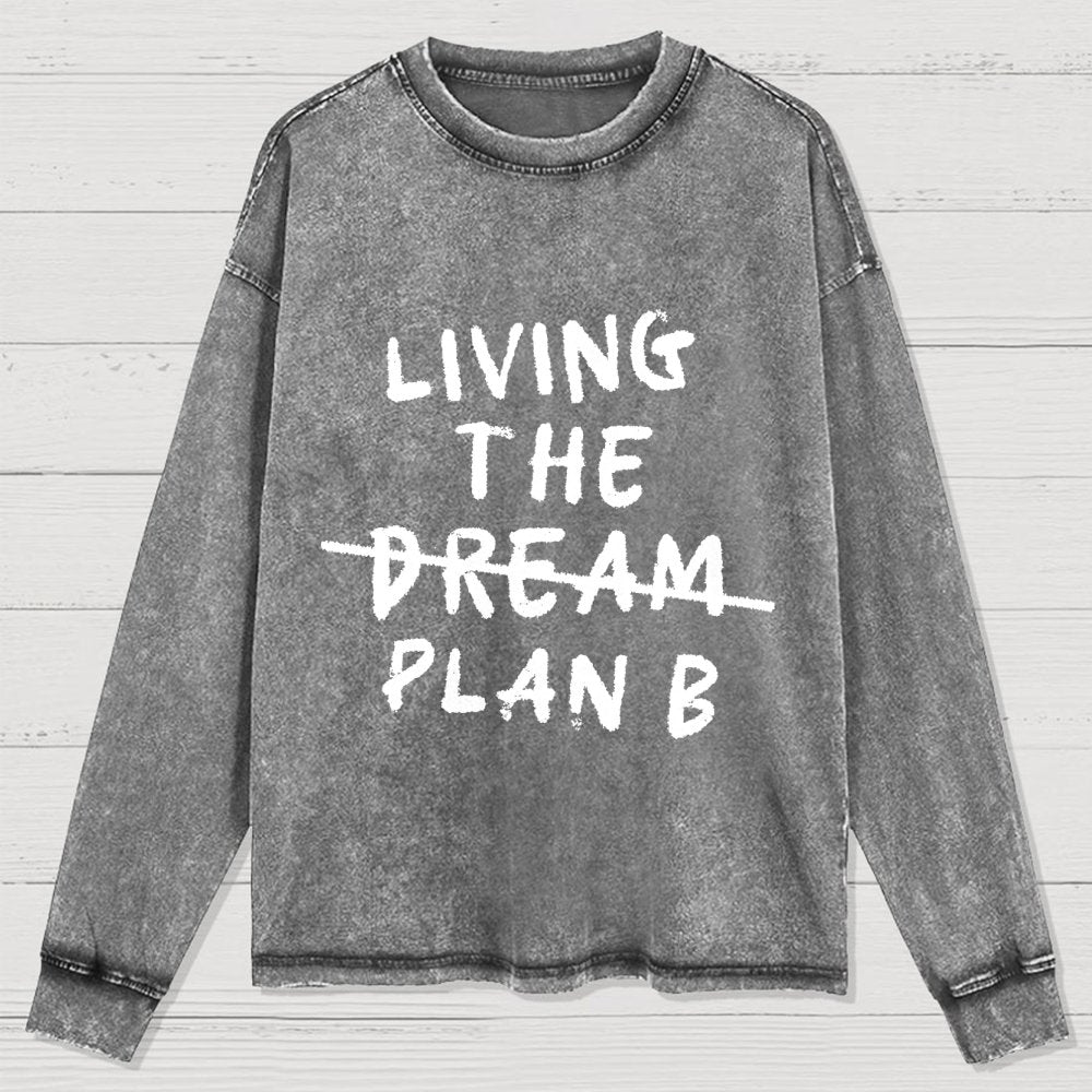 Living Plan B Washed Long Sleeve Tee