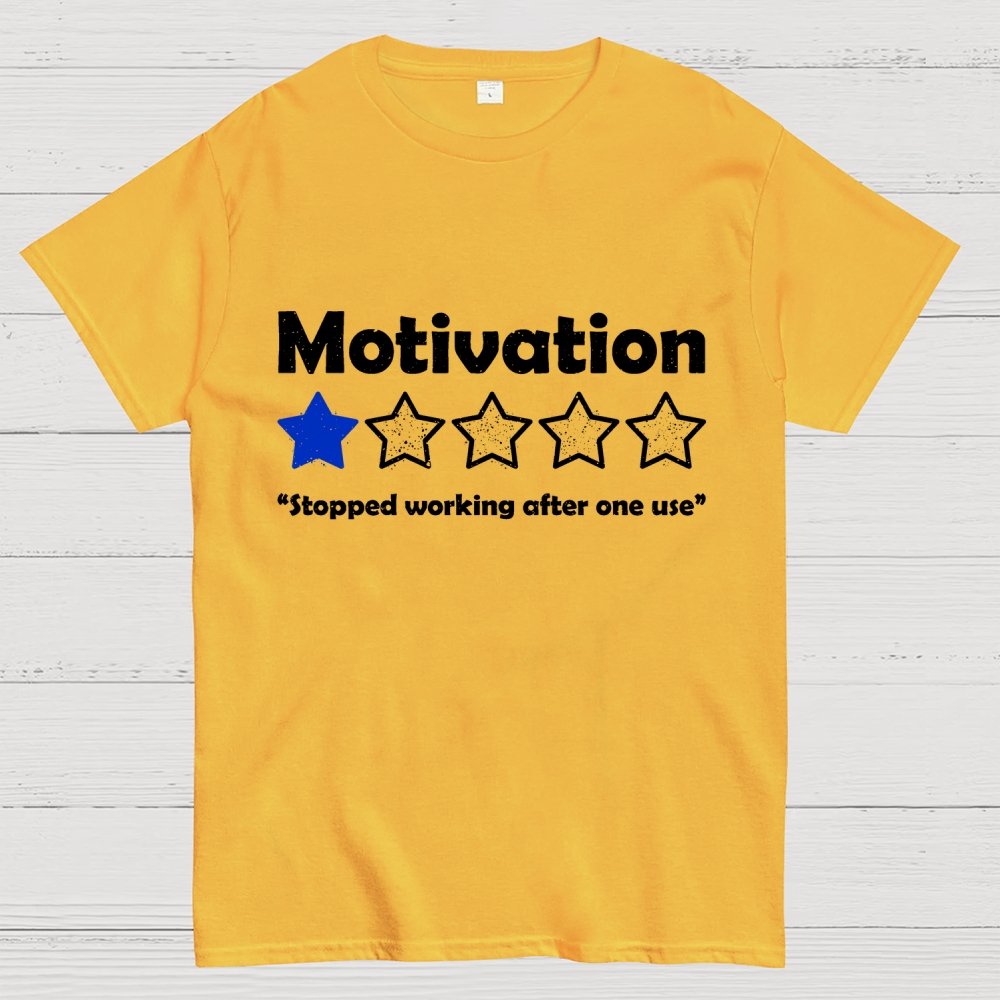 Motivation Review Geek T-Shirt