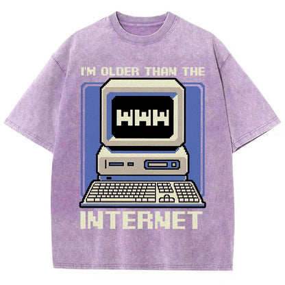Older Than The Internet Vintage Distressed T-shirt