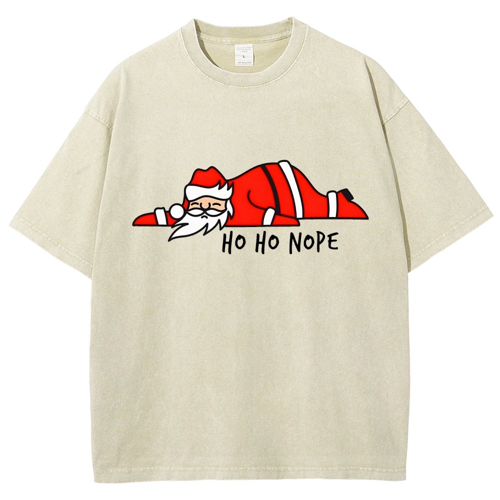 Ho Ho Nope Vintage Distressed T-shirt