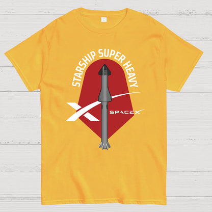 SpaceX Starship Rocket Geek T-Shirt