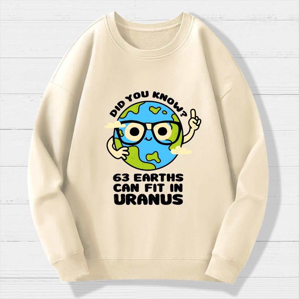 Uranus Geek Cotton Sweatshirt