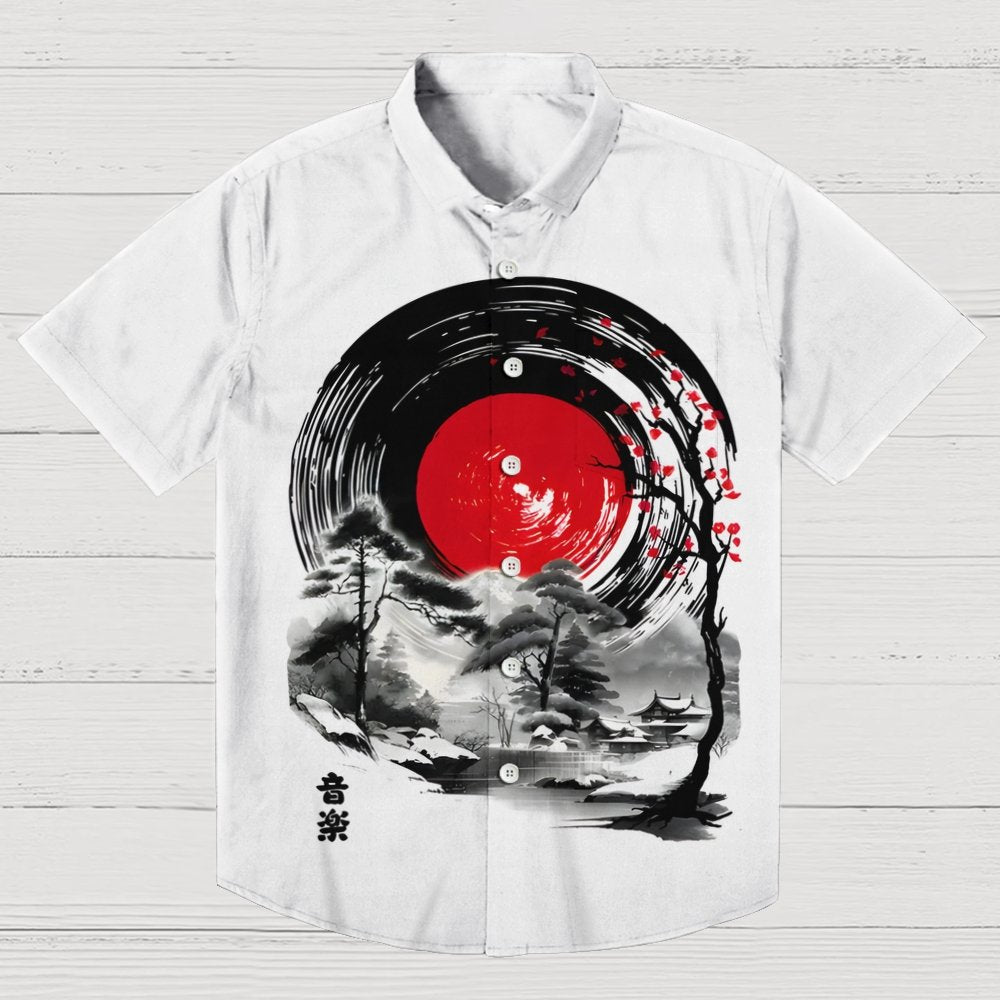 Sound Of Japan Sumi E Geek Hawaiian Shirt