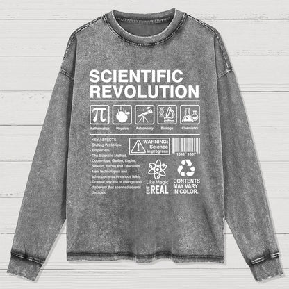 Scientific Revolution Washed Long Sleeve Tee