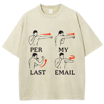Per My Last Email Vintage Distressed T-shirt