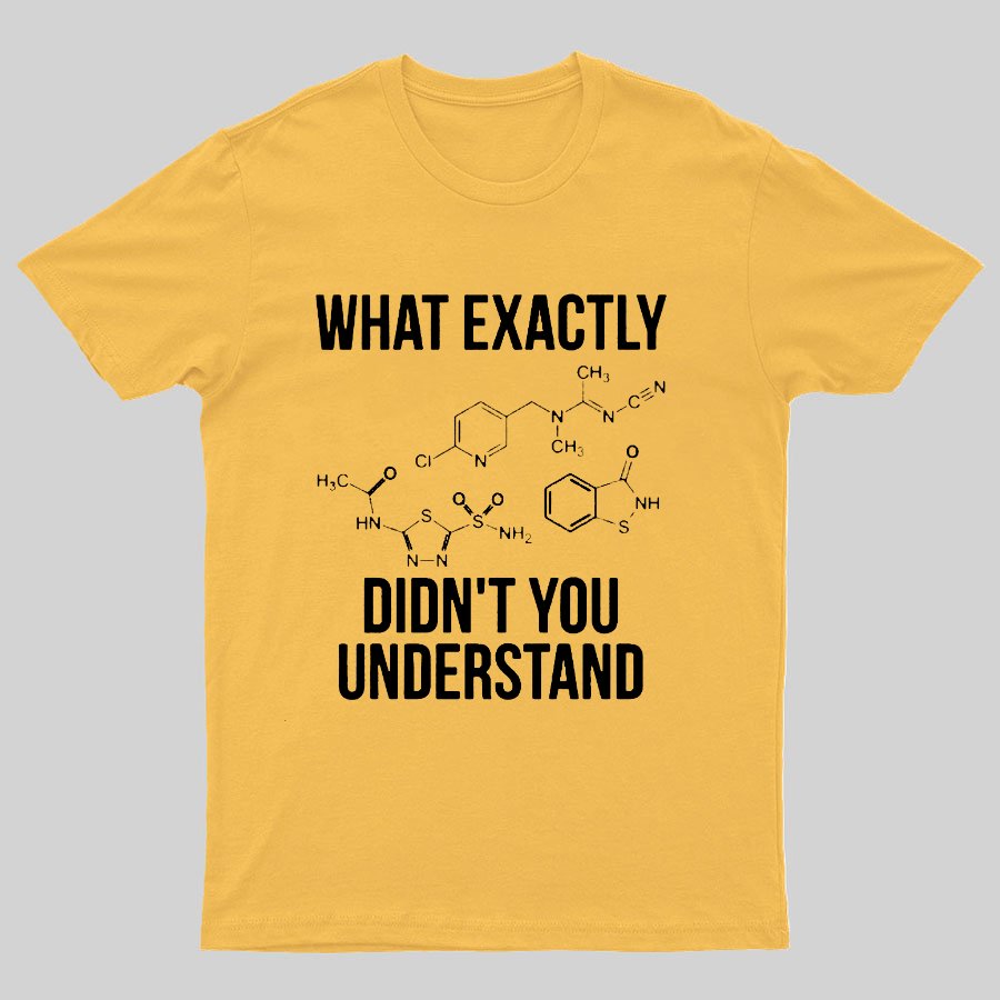 What Exactly Didn't You Understand Geeky T-Shirt