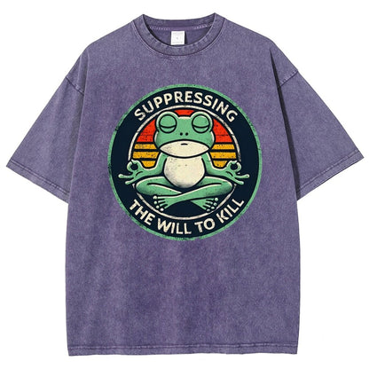 Suppressing The Will To Kill Vintage Distressed T-shirt