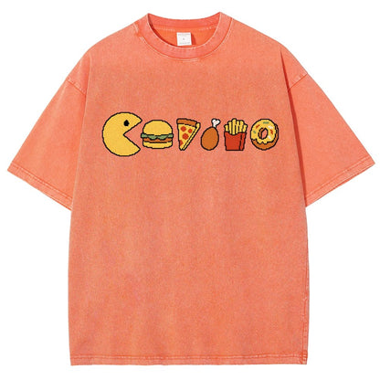 Snack-man Vintage Distressed T-shirt