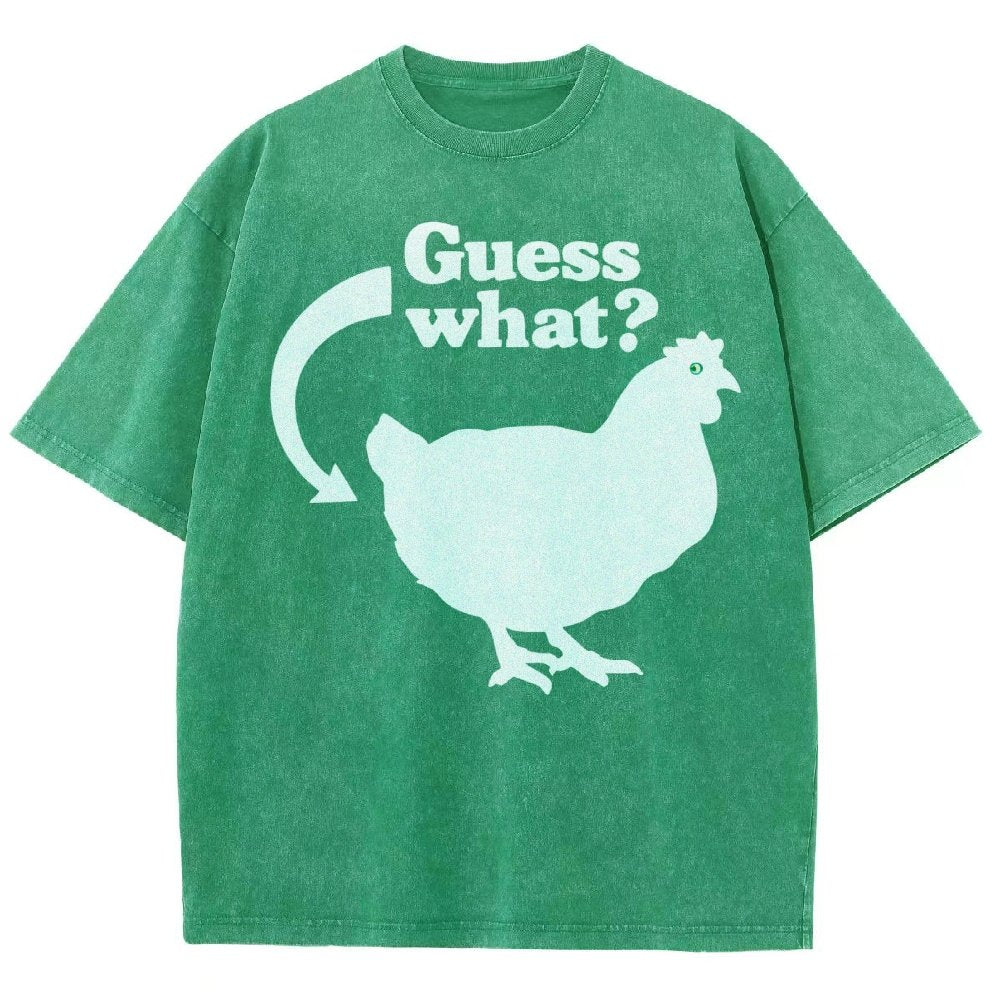 Chicken Butt Vintage Distressed T-shirt