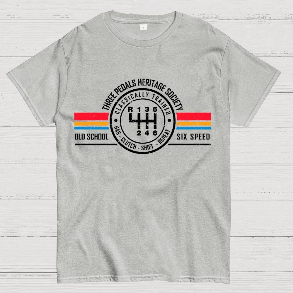 Three Pedals Heritage Society Geek T-Shirt