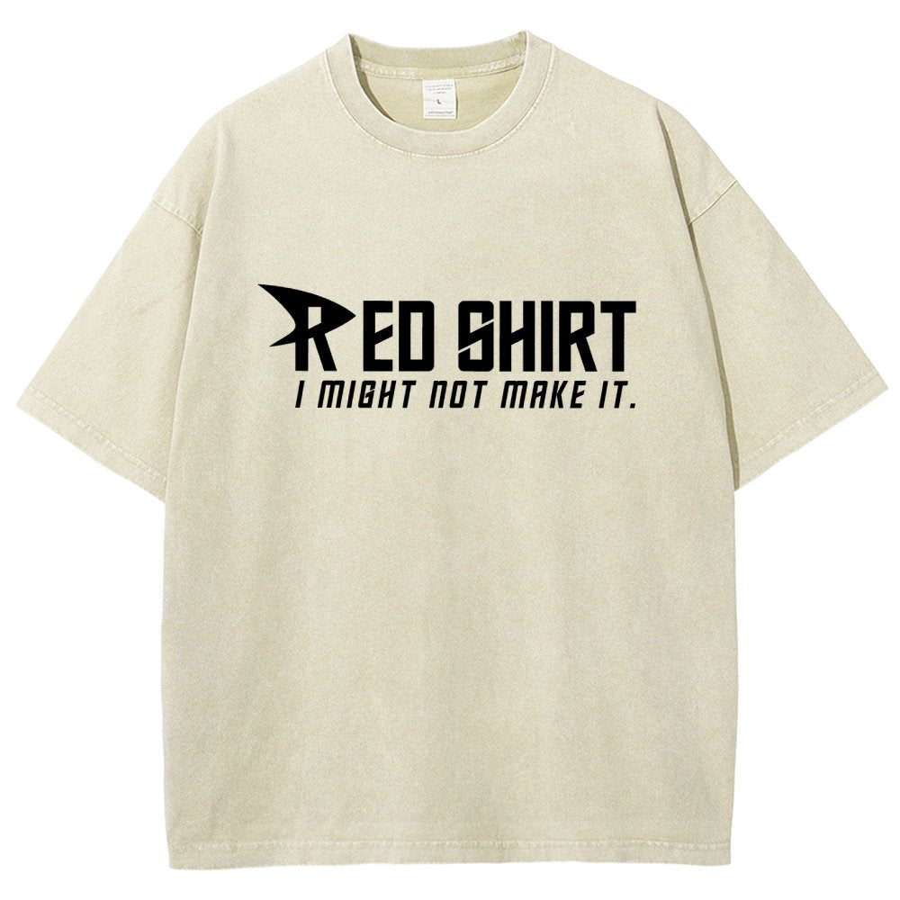 Red Shirt Vintage Distressed T-shirt