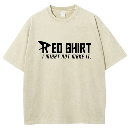 Red Shirt Vintage Distressed T-shirt