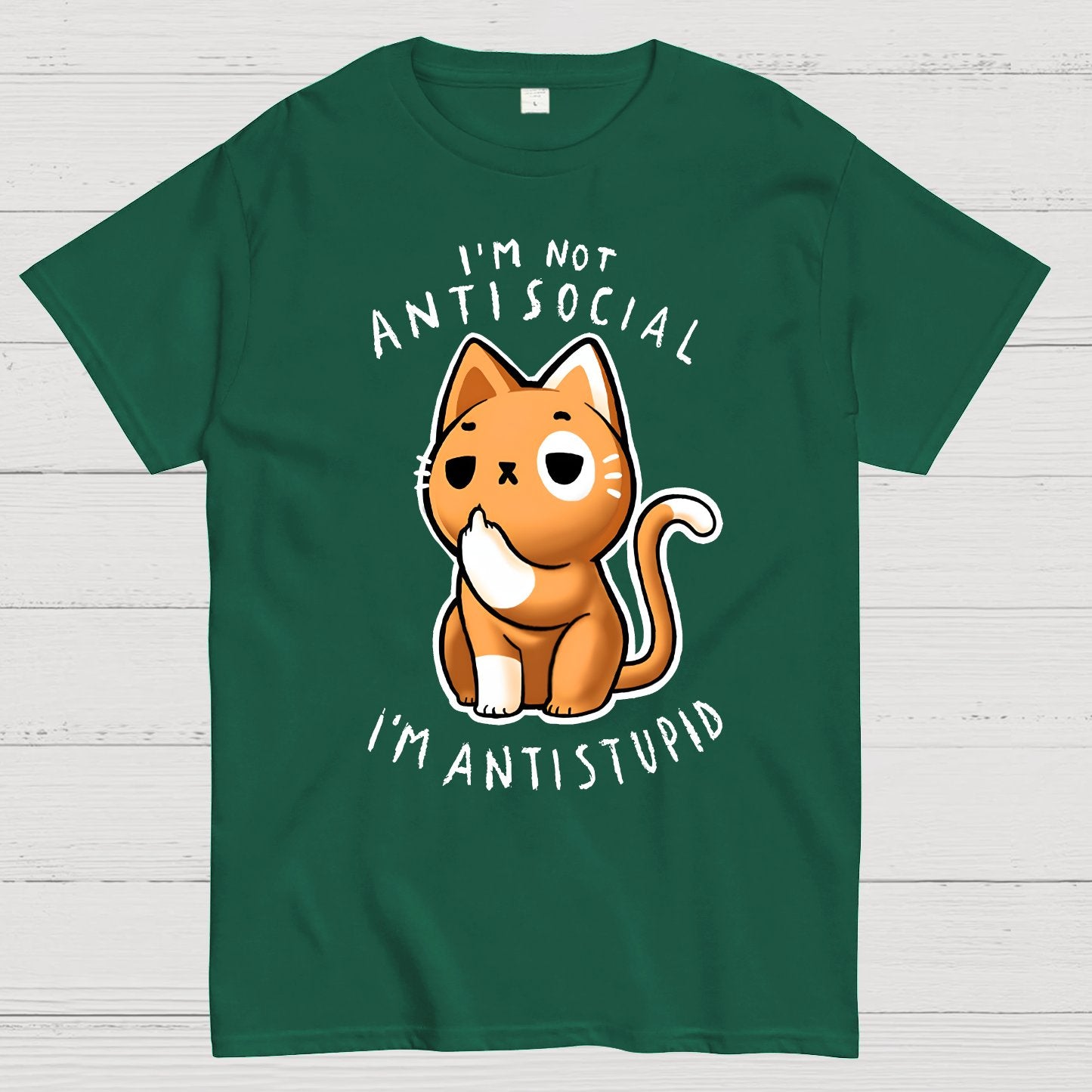 I'm not Antisocial, I'm Antistupid Geek T-Shirt