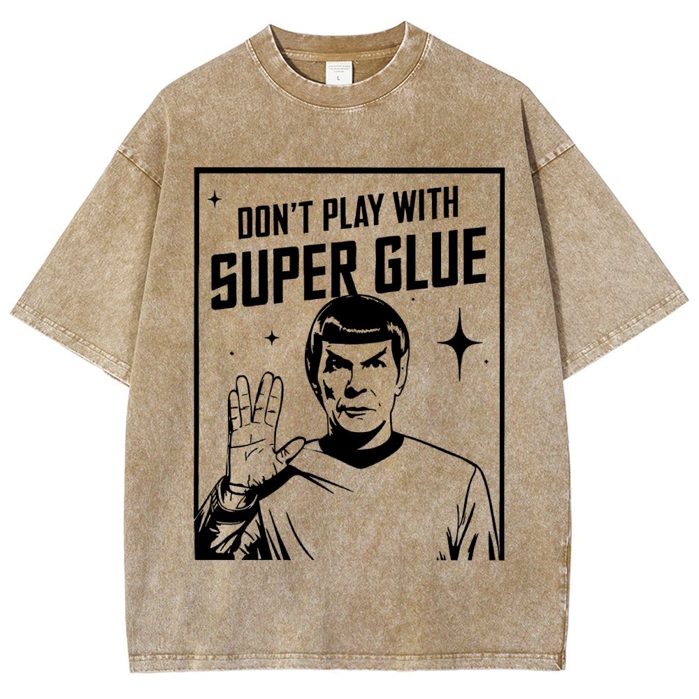 Don't Play With Superglue Vintage Distressed T-shirt
