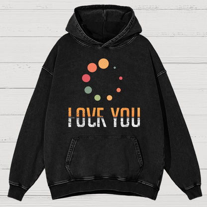 Complex Emotions Loading Vintage Distressed Hoodie