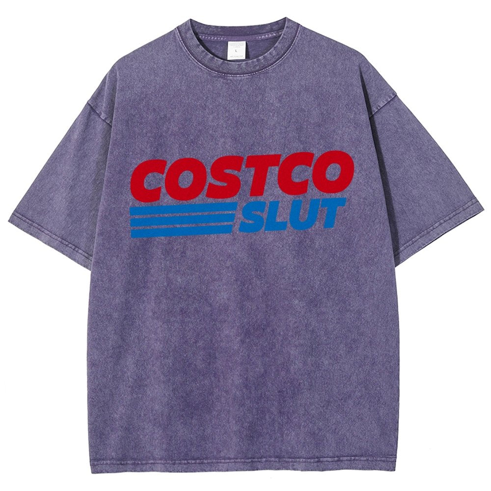 Costco Slut Vintage Distressed T-shirt