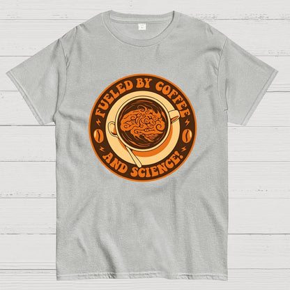 Fueled By Coffee And Science Geek T-Shirt