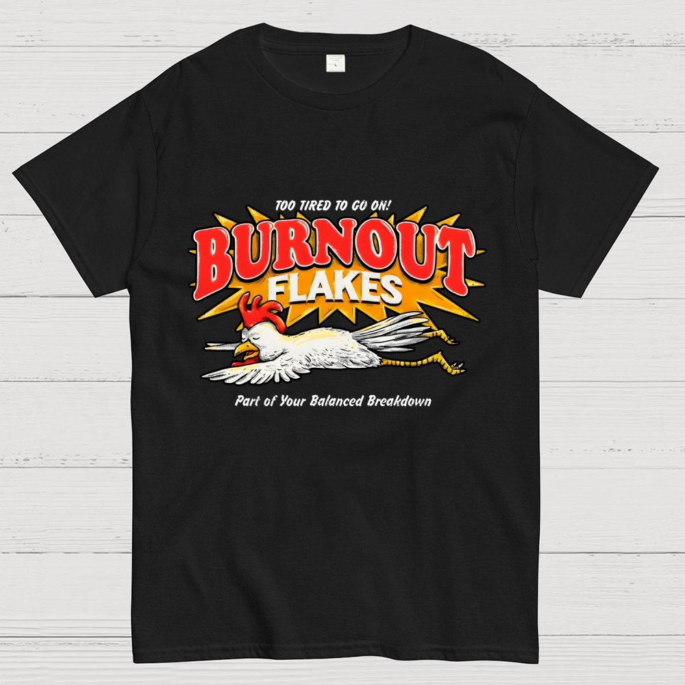 Burnout Flakes Geek T-Shirt
