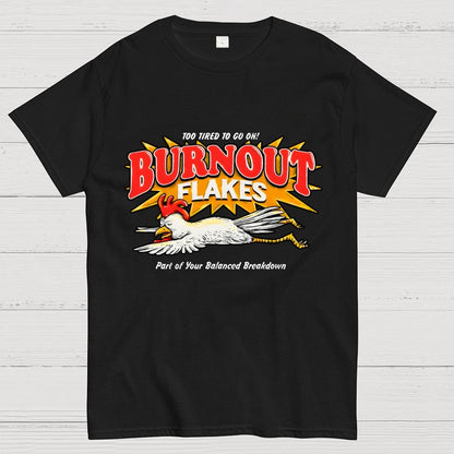 Burnout Flakes Geek T-Shirt