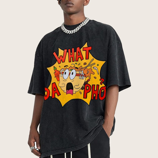 What Da Pho?Vintage Distressed T-shirt