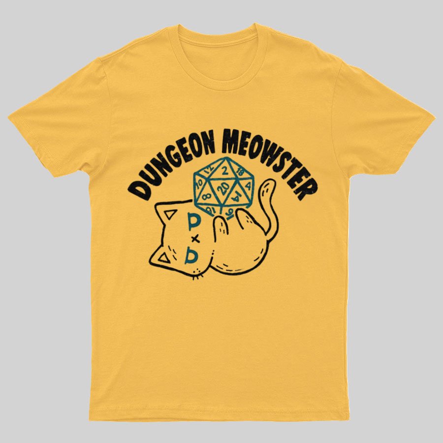 The Dungeon Meowster Geeky T-Shirt