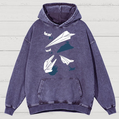Paper Wars Vintage Distressed Hoodie