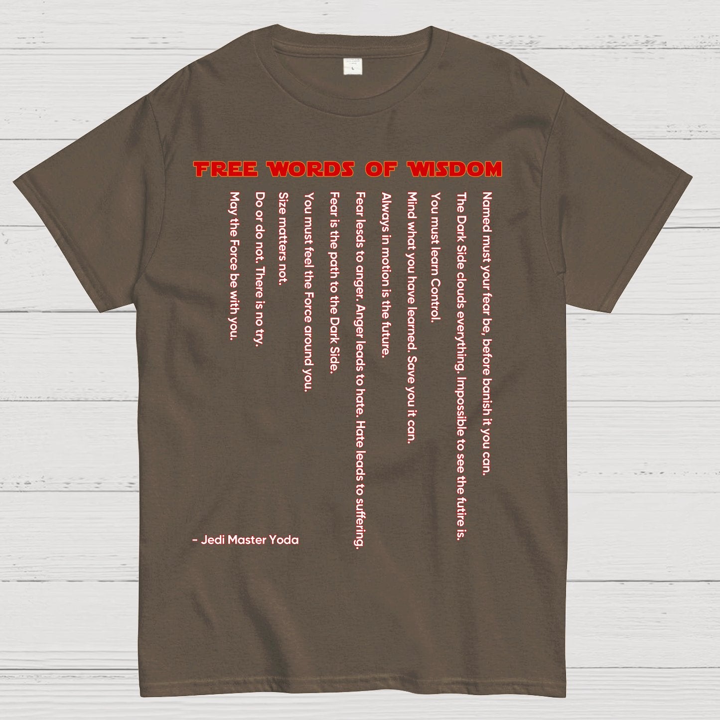 Free Wisdom Language Geek T-Shirt