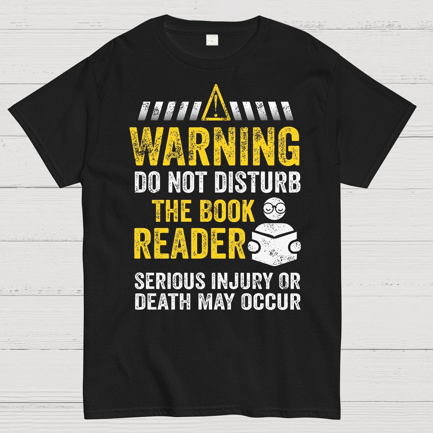 Warning Do Not Disturb The Book Reader Geek T-Shirt