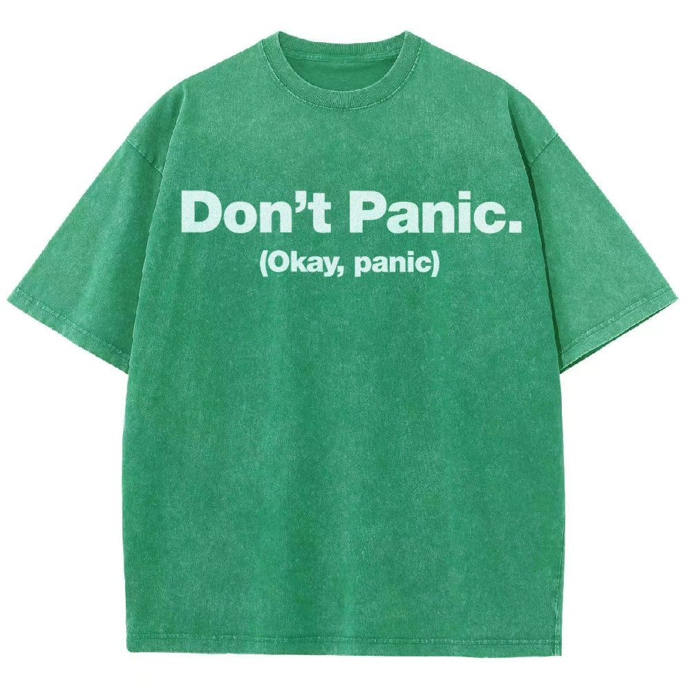 Okay Panic Vintage Distressed T-shirt