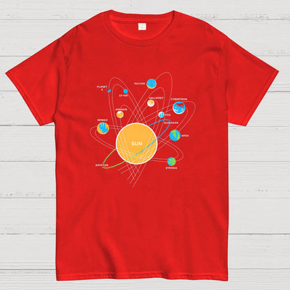 Solar System Geeky T-Shirt