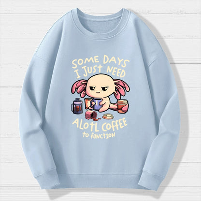 Alotl Coffee Geek Cotton Sweatshirt