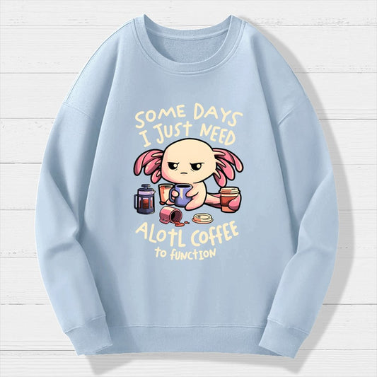 Alotl Coffee Geek Cotton Sweatshirt