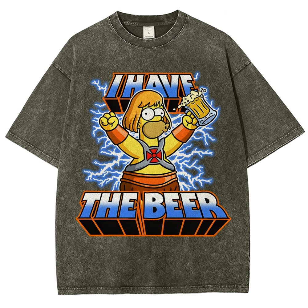 He-Beer Vintage Distressed T-shirt