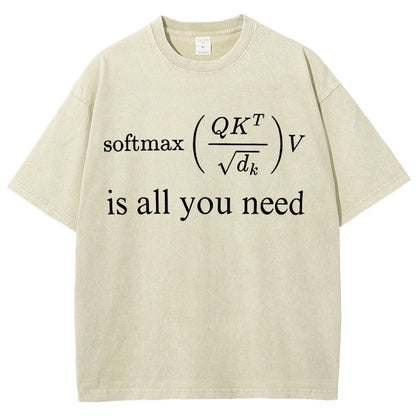 Attention is All You Need Vintage Distressed T-shirt